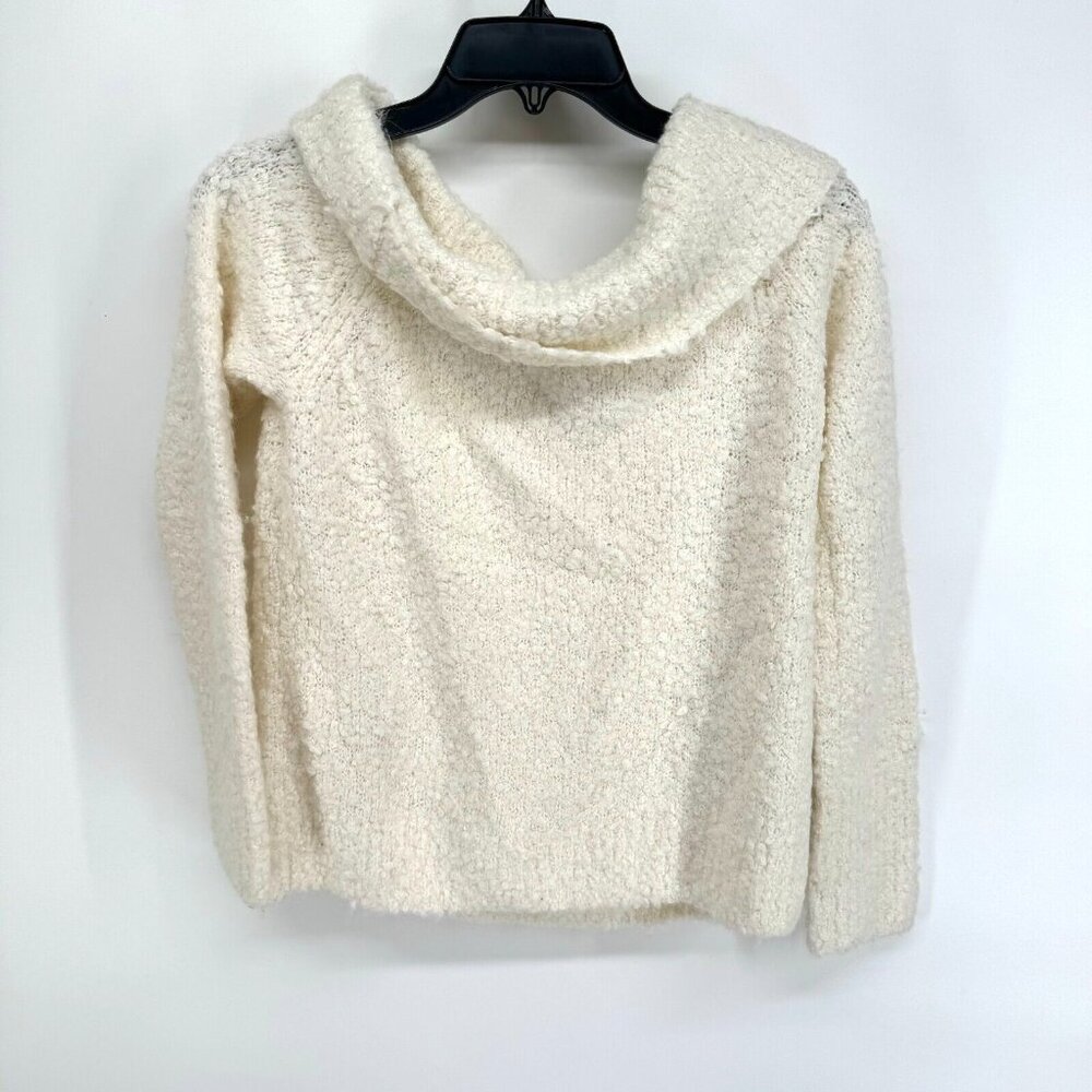cinq a sept White Off-the-Shoulder Knit Sweater - Picture 6 of 6
